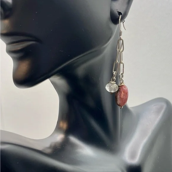 Sterling silver earrings - Picture 4 of 6